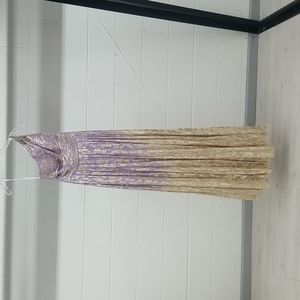 Sherri Hill Lavender to Gold Ombre Size 6